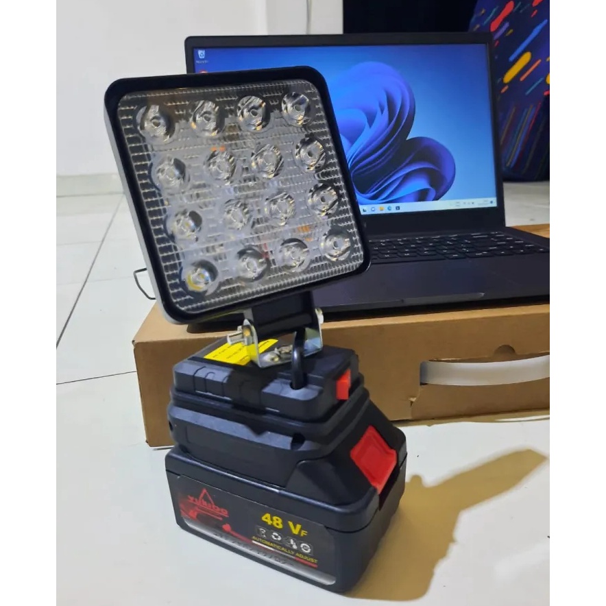 Garansi Murah  Termurah  Paket Lampu LED Portable 8 inch Tenaga Baterai lampu LED lampu cordless Ant