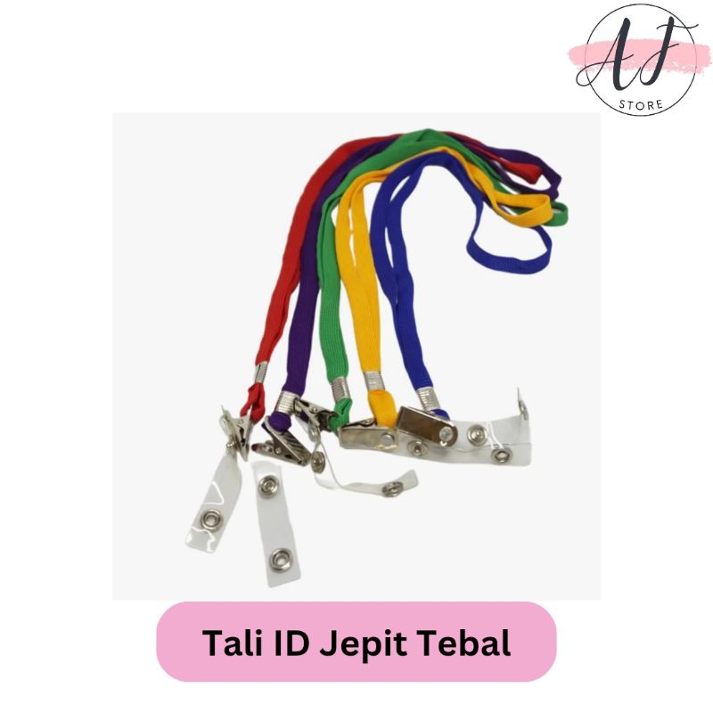 

Tali ID Card Jepit Tebal / Lanyard ID Card