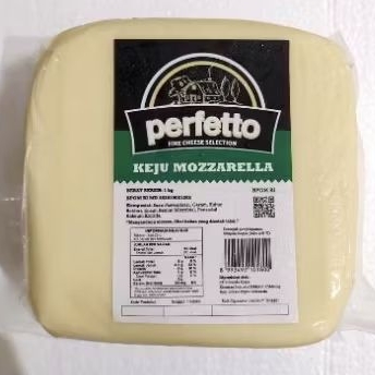

Perfetto Keju Mozarella 1Kg Exp Februari 2025