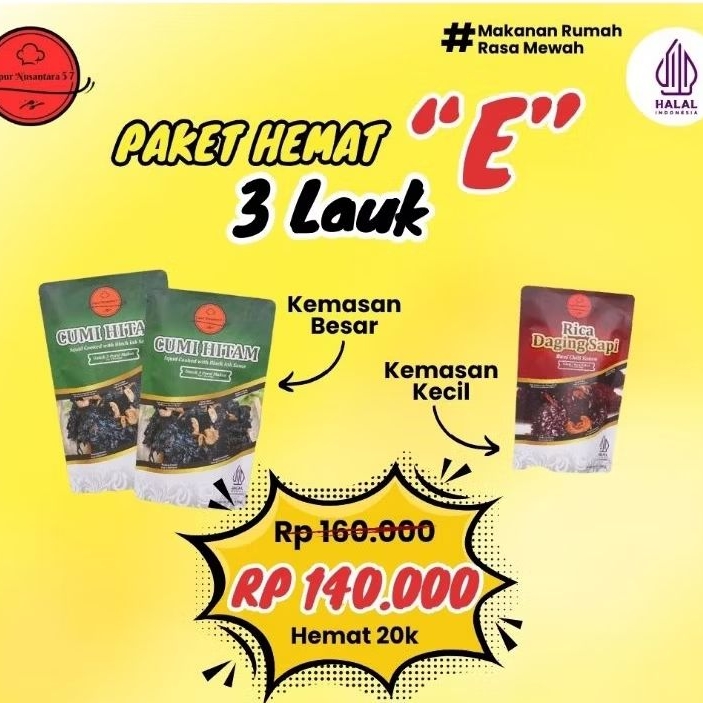 

Paket Hemat E (3 lauk)