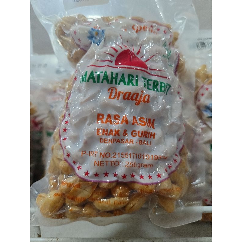 

KACANG KAPRI MATAHARI TERBIT "DRAAJA" RASA ASIN 250gr + BUBBLE WRAP