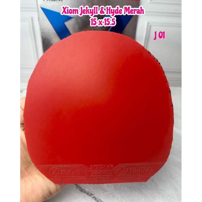 SECOND KARET PINGPONG TENIS MEJA XIOM JEKYLL & HYDE WARNA MERAH
