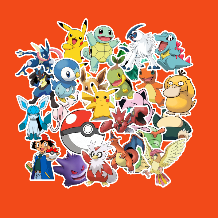 

Stiker Pack Pokemon Anime Kartun Lucu Keren Aesthetic HP Laptop Tab Notebook Tumblr (27 pcs)