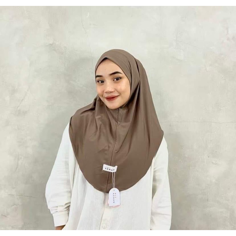 KENAN-Hijab Kenan Non Pet Bergo kepala