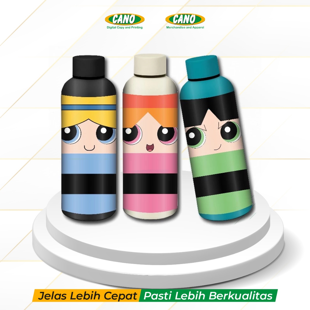 Custom Tumbler Lulu Print UV/Tumbler Anime/Tumbler Kartun/Tumbler Ellite Lulu/Custom Botol Minum