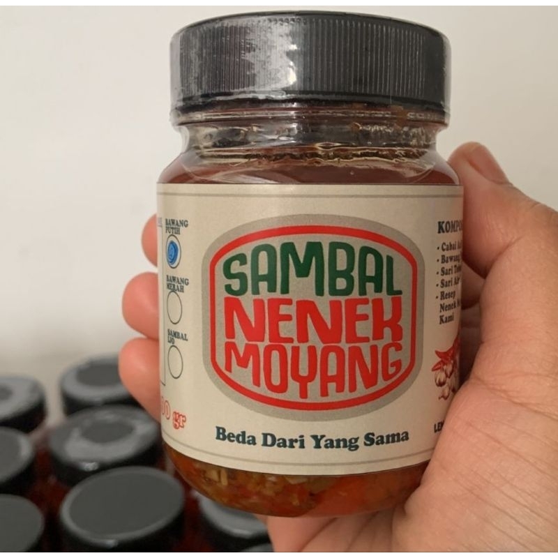 

Sambal Bawang - Ijo " Nenek Moyang" 200 gram