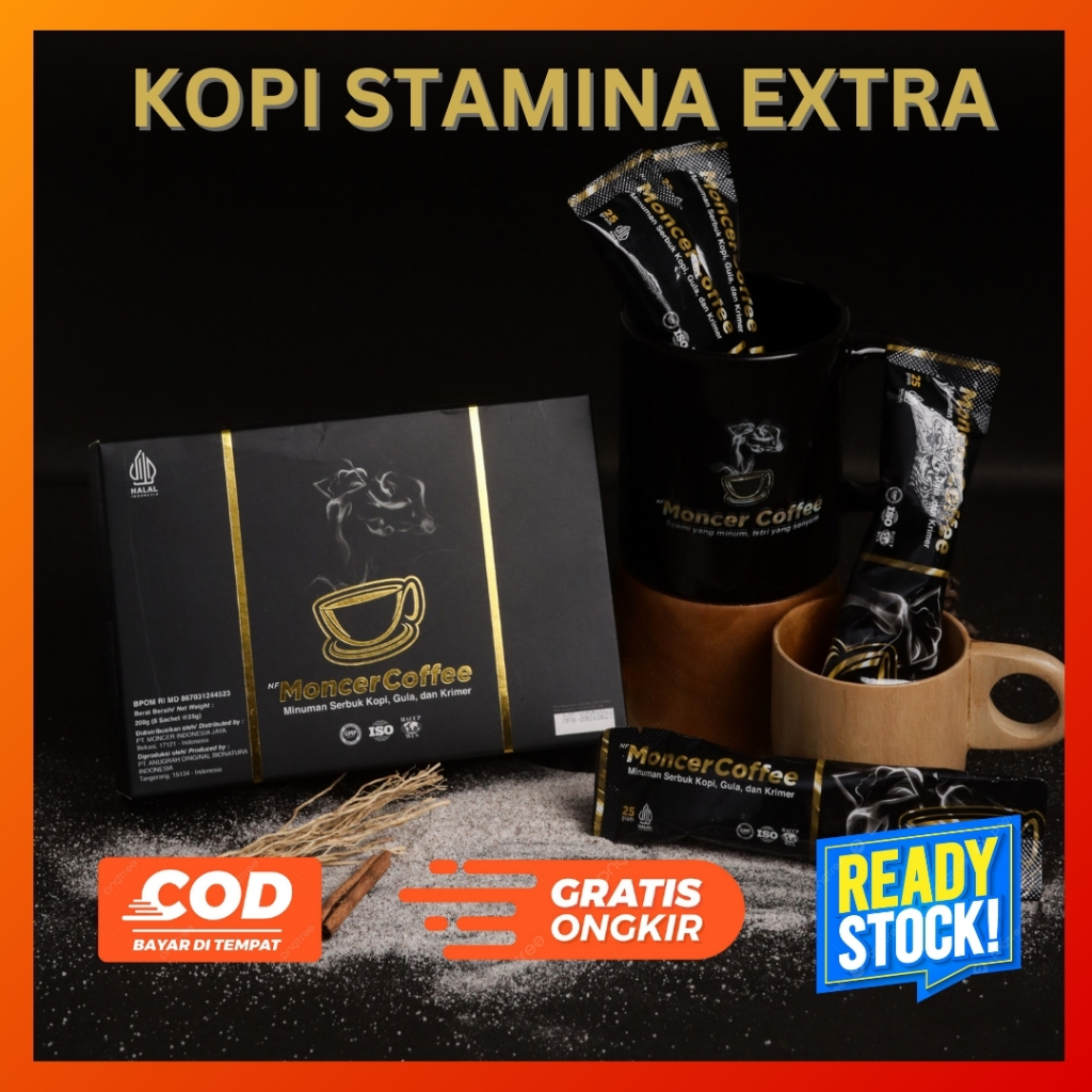 

MONCEER Kopi Original Penambah Stamina Pria Di Ranjang Herbal Alami Tanpa Efek Samping 100% Asli