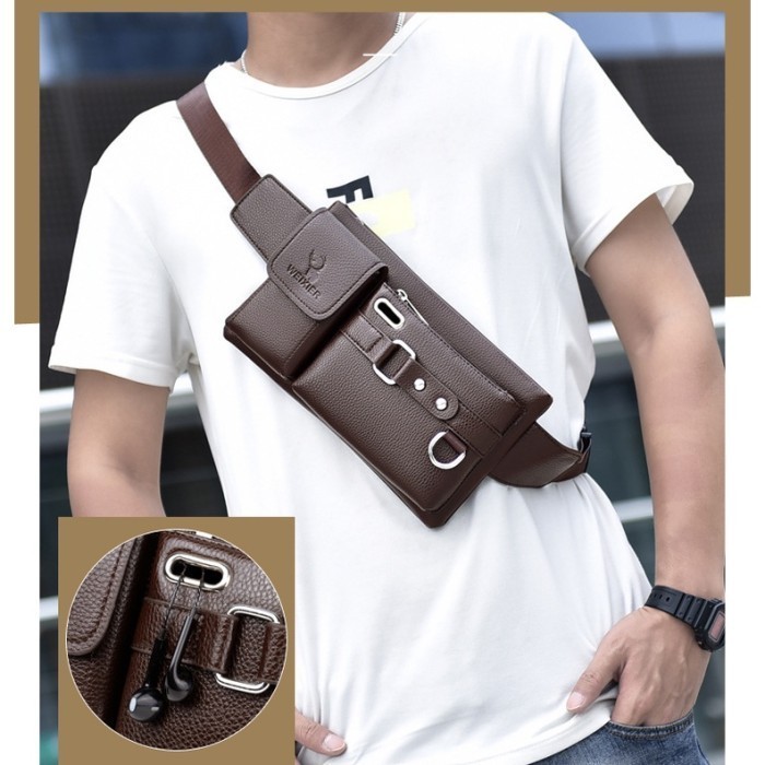 CK ZORRO WAISTBAG / TAS KULIT EKSKLUSIF BERKUALITAS