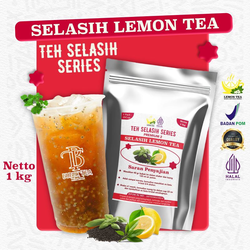 

TEH SELASIH LEMON 1KG/BUBUK MINUMAN PREMIUM