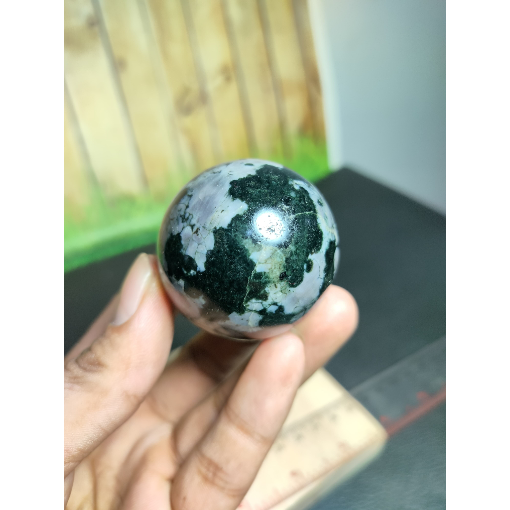 Natural Indigo Gabbro Sphere (16)