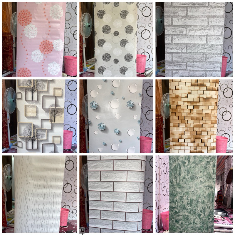TERMURAH WALLPAPER DINDING | STIKER DINDING 7-10 METER