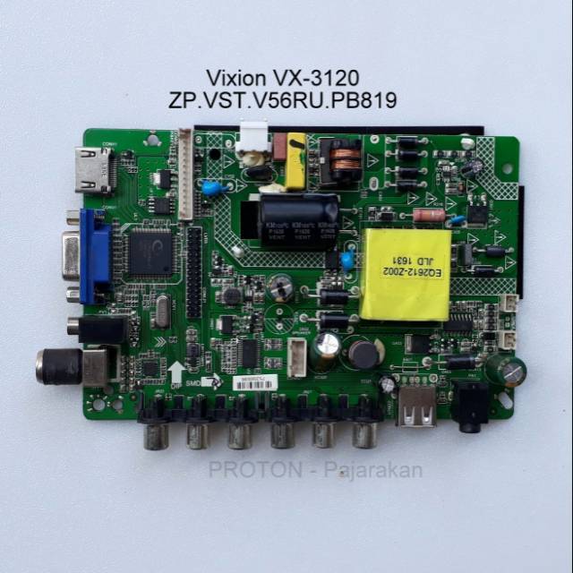 mainboard TV china Vixion VX-3210 ZP.VST.V56RU.PB819 Akari LE-29P57N Ikedo E32L12U TP.VST59.PB819