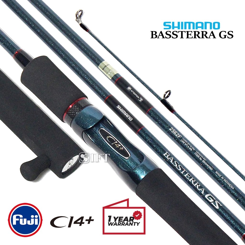 Joran SHIMANO BASSTERRA GS | Fuji Alconite + SiC tip | Galatama Bastera Basstera Basterra Resmi