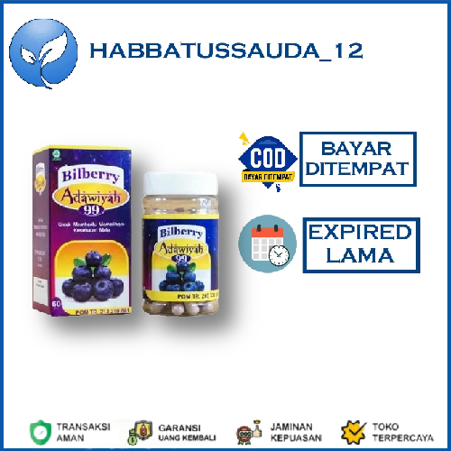 Adawiyah99 - Bilberry Adawiyah99 - Exstra Herbal Alami - Untuk Mata Minus ORIGINAL