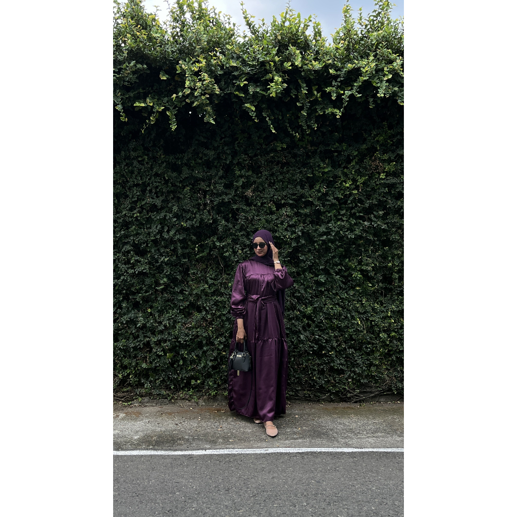 Dress Gamis Dewasa Polos Mewah Bahan maxmara dress lebaran gamis lebaran dress kondangan