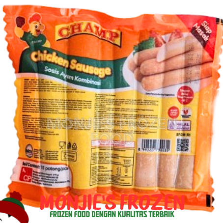 

CHAMP Chicken Sausage 375gr Sosis Isi 15Pcs