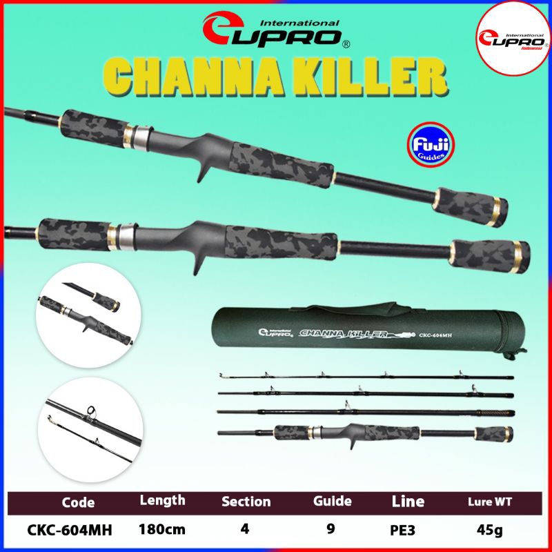 JORAN EUPRO CHANNA KILLER CKC604MH - CKS664MH | JORAN TRAVEL | CASTING | SPINNING