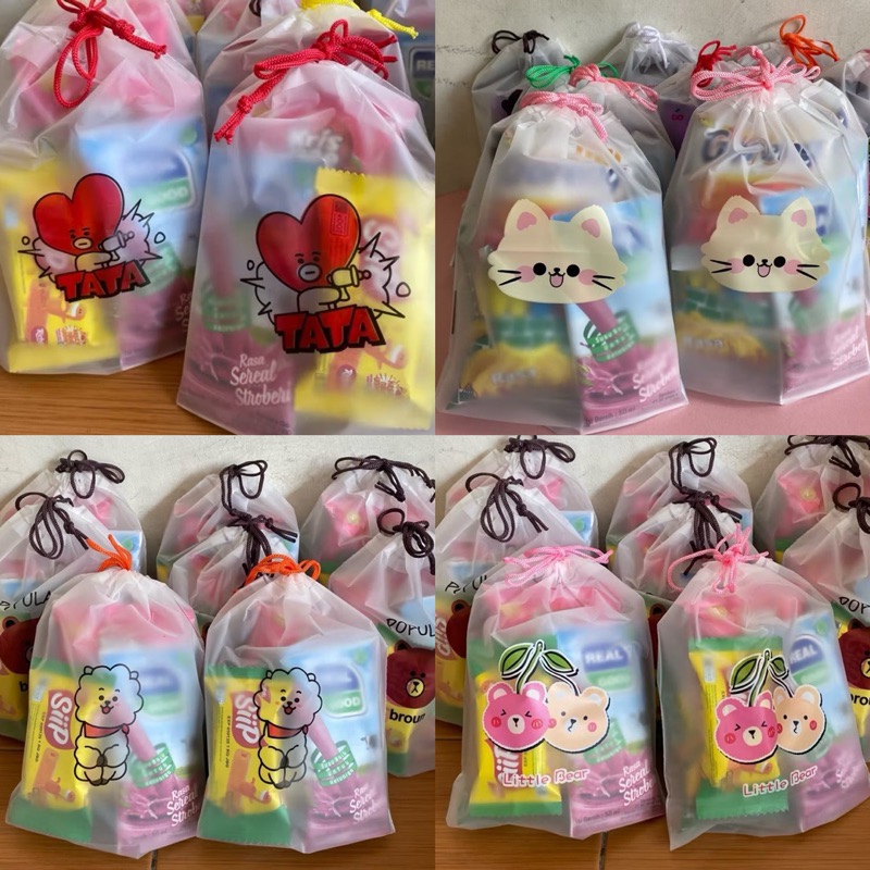 

PARCEL BINGKISAN SNACK ULANG TAHUN | PAKET SNACK 5.000 | SNACK POUCH MINI | PARCEL IDUL FITRI | MKNI HAMPERS GOODIBAG PARTY