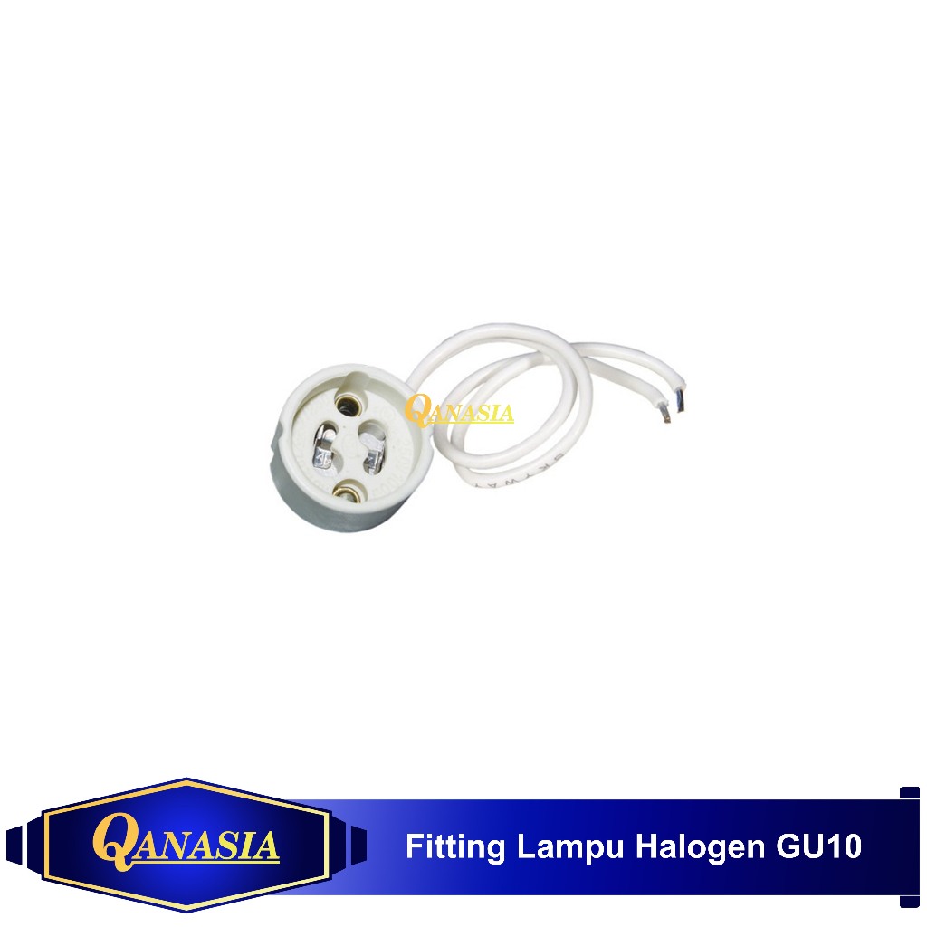 Fitting GU10 konektor Lampu Halogen Sorot Spot Light GU10