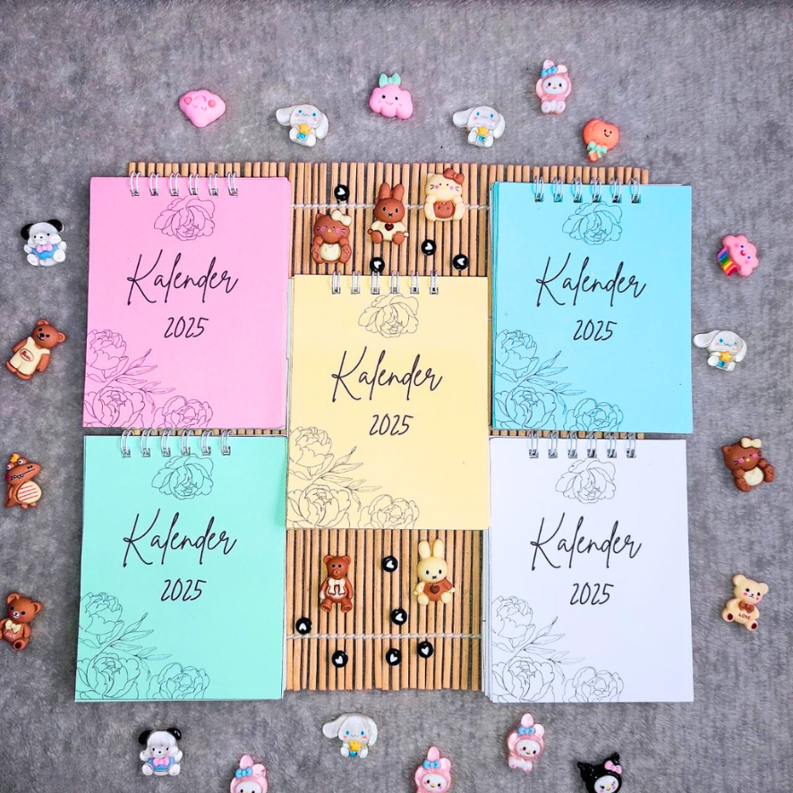 

Kalender 2025 mini warna pastel estetik kekinian READY STOCK