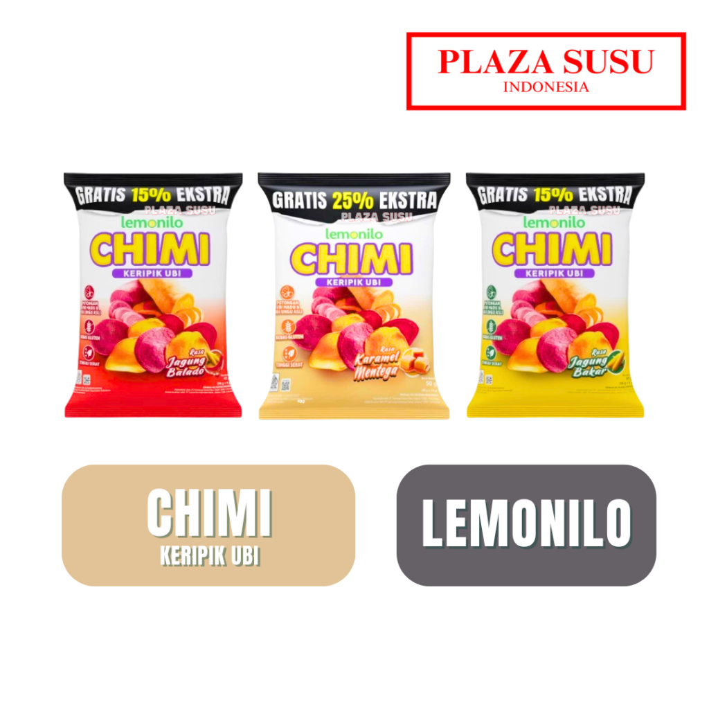 

CAMILAN LEMONILO CHIMI KERIPIK UBI 40G JAJANAN JAGUNG BAKAR KARAMEL MENTEGA