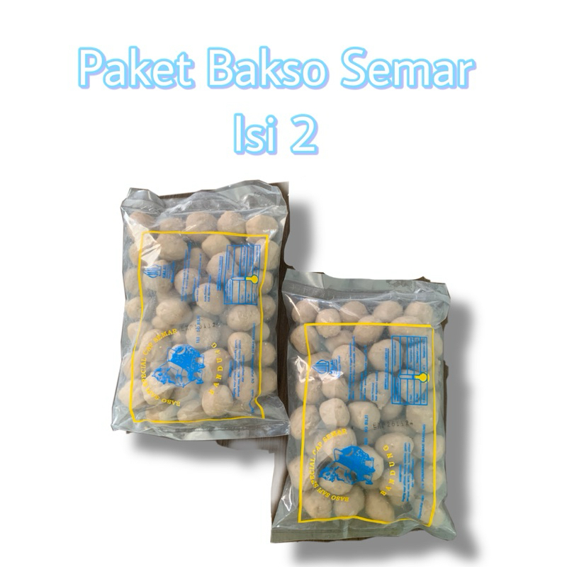 

Paket Bakso Semar UC isi 2 bungkus
