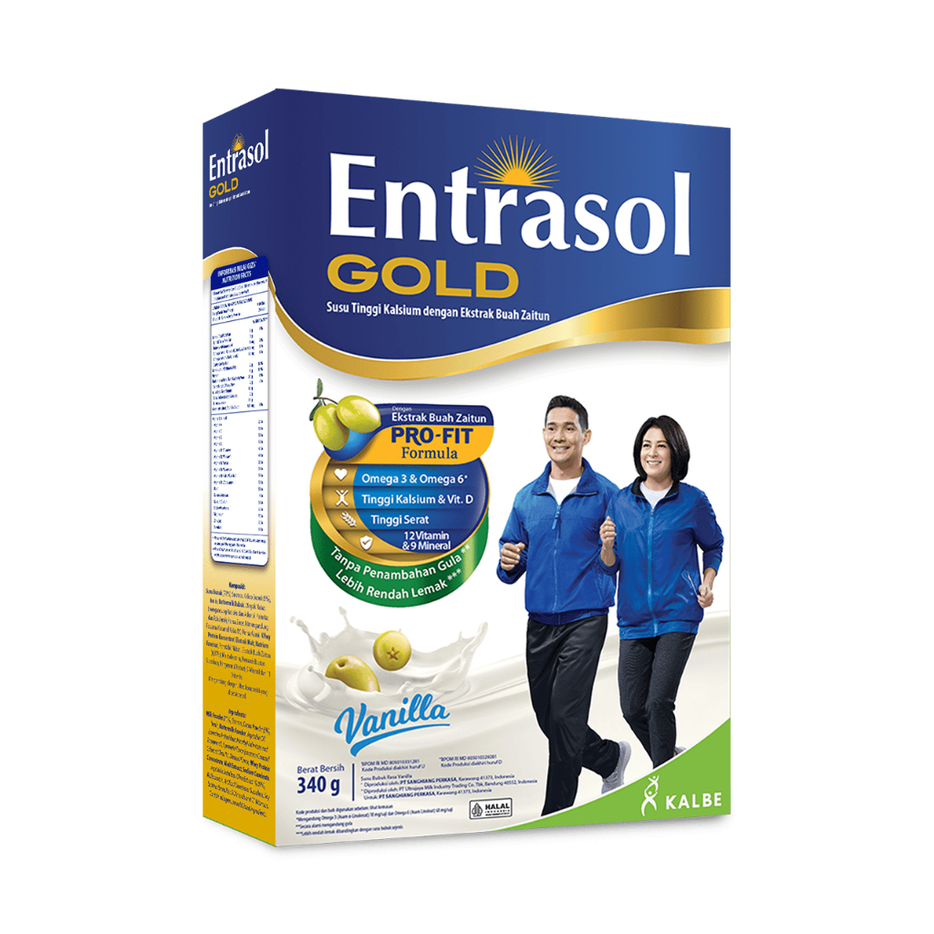 

Entrasol Gold rasa Cokelat & Vanilla 340 gram