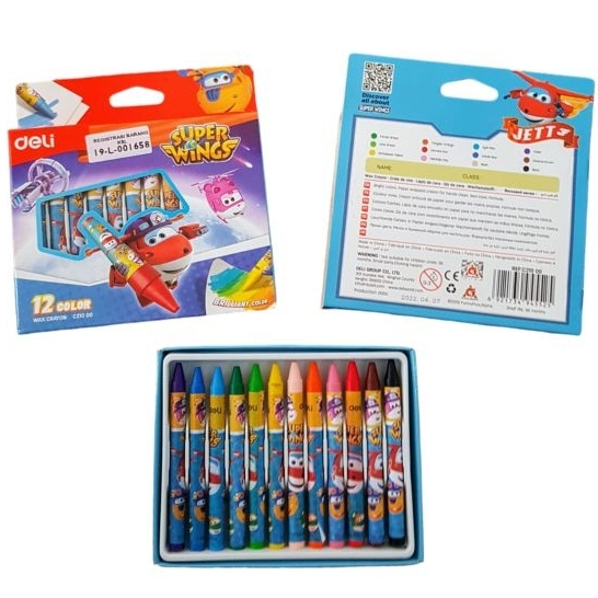 

CRAYON KRAYON WAX 12 WARNA DELI MURAH GROSIR