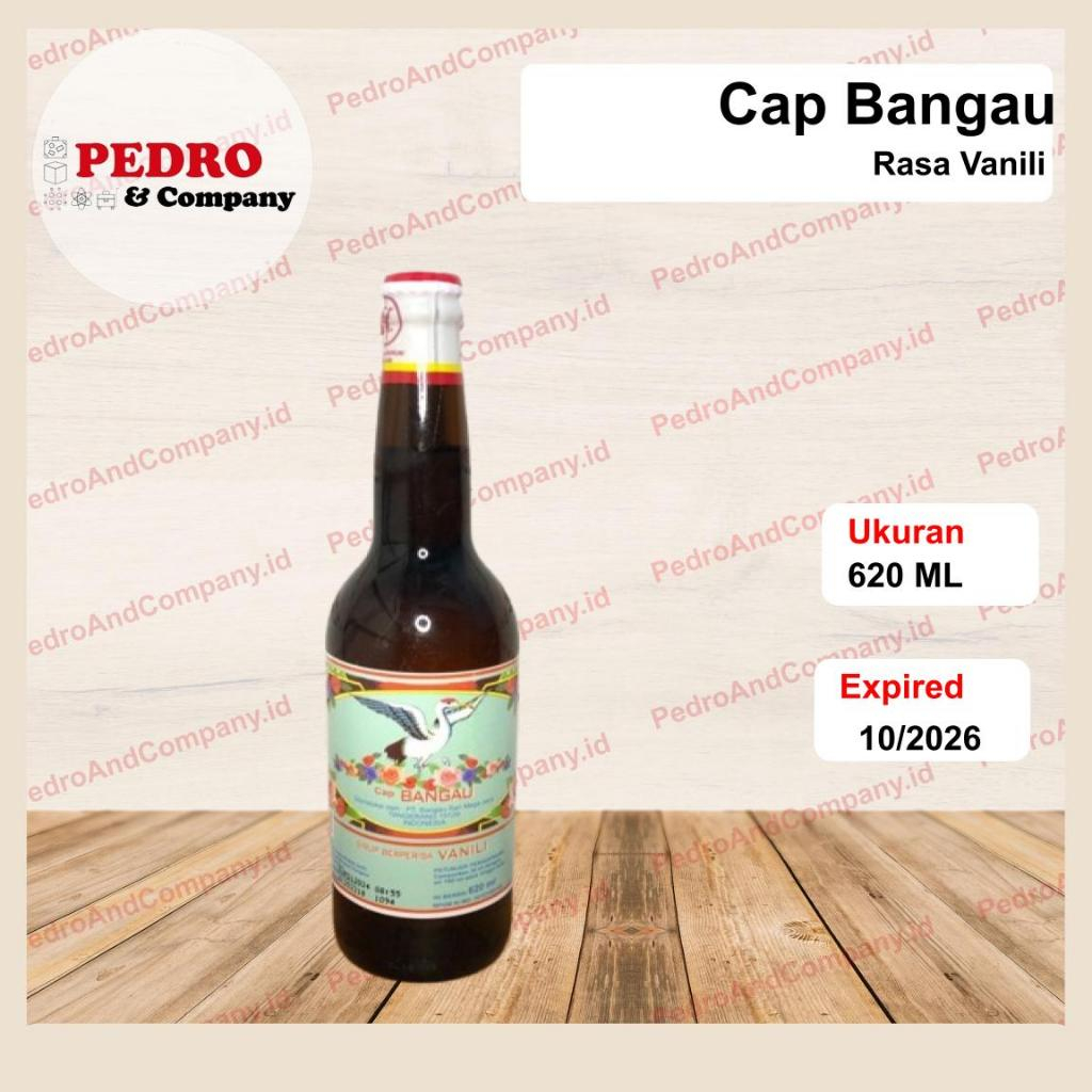 

Sirup cap bangau rasa VANILI Vanilla 620 ml - syrup berperisa putih