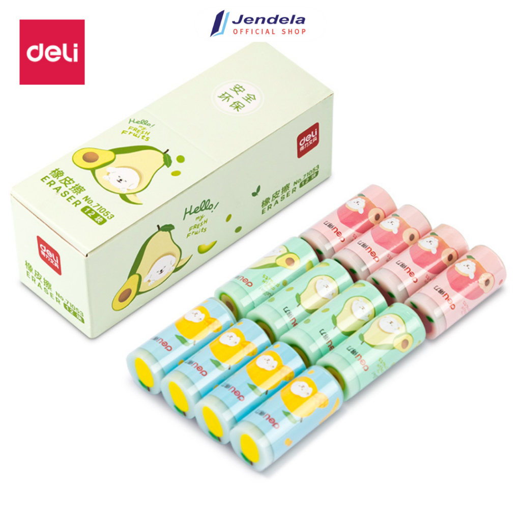 

Penghapus Eraser Deli Penghapus Hapusan Buah Lucu Fancy Hasil Sangat Bersih ATK 71053