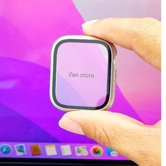 Tempered Glass Case Apple Watch Series 7 / 8 / 9