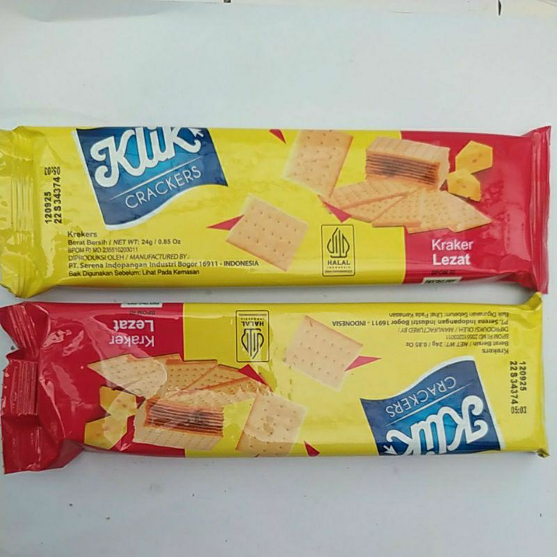 

kue klik crackers 1.bks /24grm