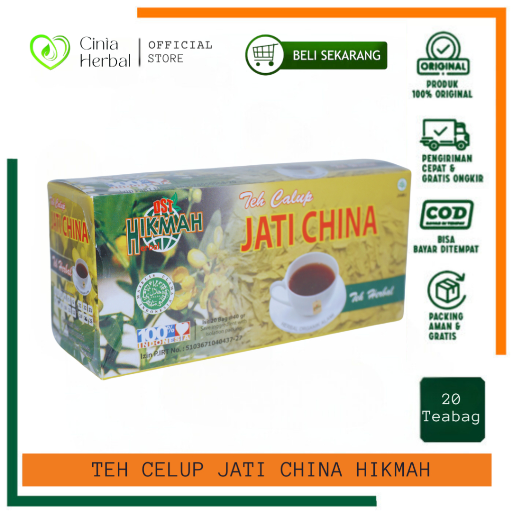 

Teh Celup Jati China Hikmah Original