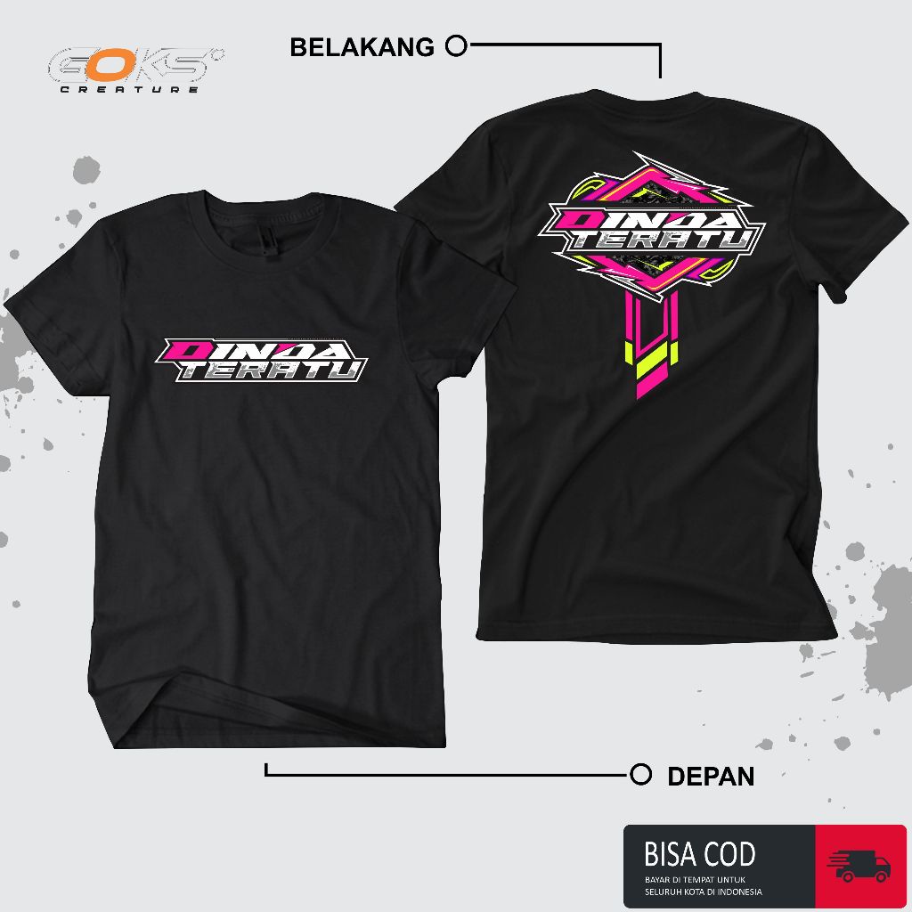 Kaos T-shirt Viral Fansbase Dinda Teratu lengan pendek sobat ojing pati jepara blora rembang groboga