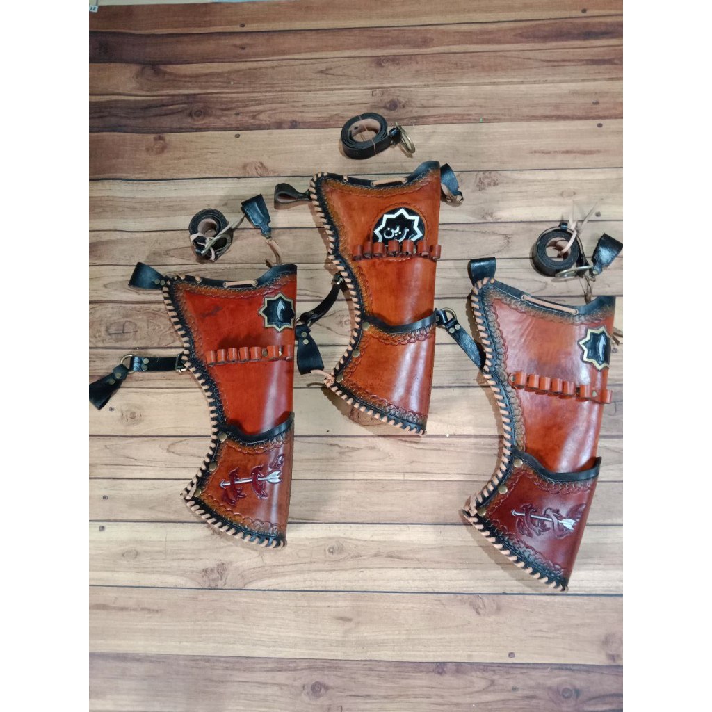 Quiver Mamluk Jumbo Kulit Nabati | Olahraga Panahan Tradisional Archery