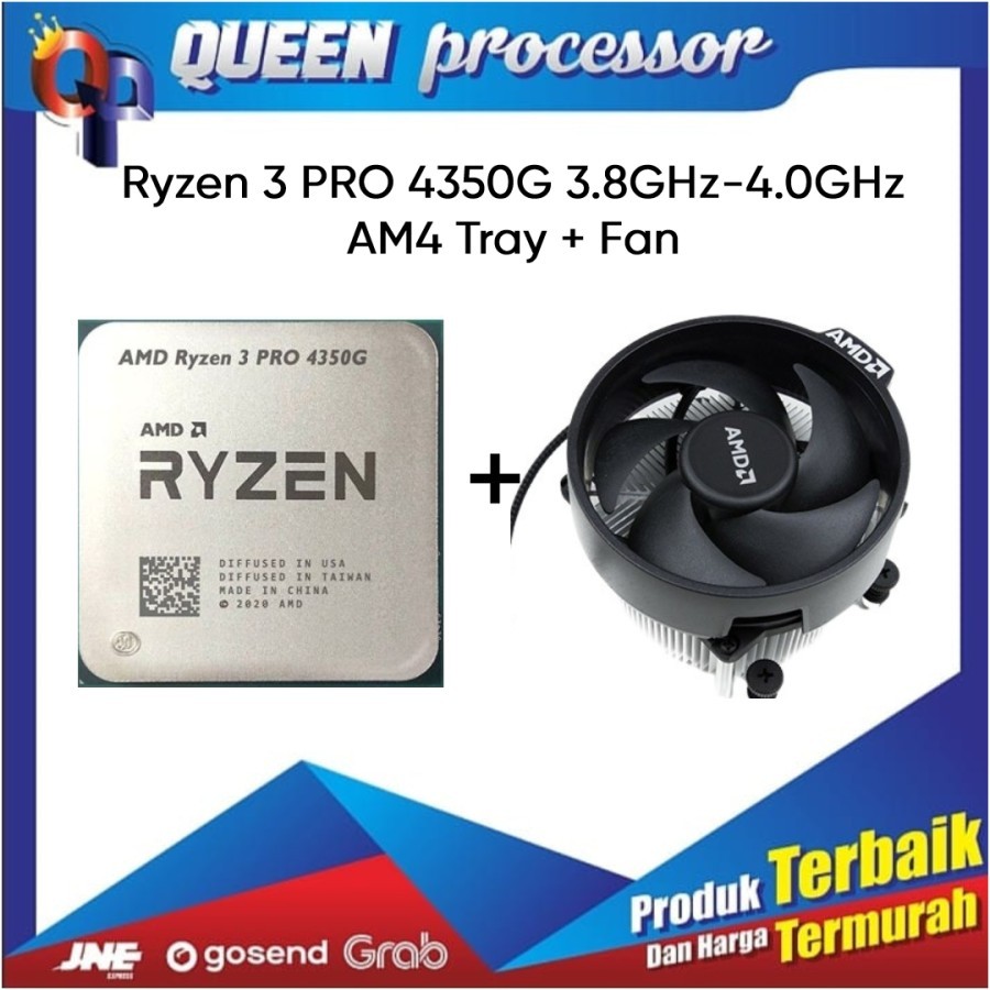 Processor AMD ryzen 3 Pro 4350G TRAY + fan