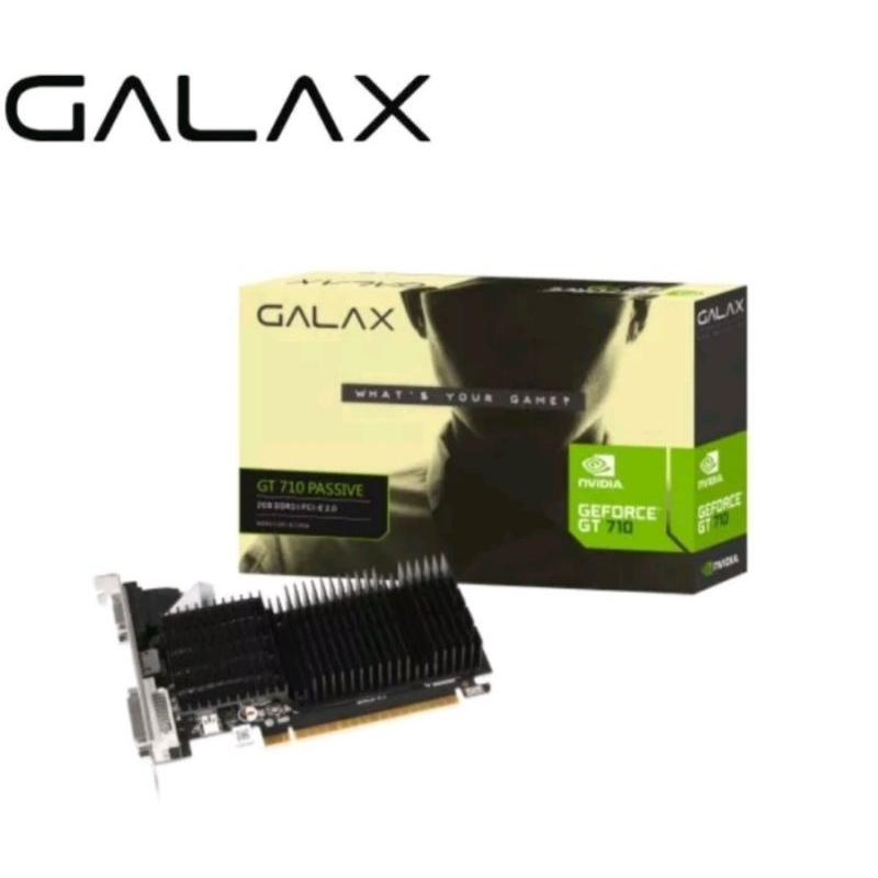 VGA NVIDIA GALAX 710 2GB DDR3  BARU/ VGA CARD PCI E NVIDIA GALAX 710 2GB DDR3