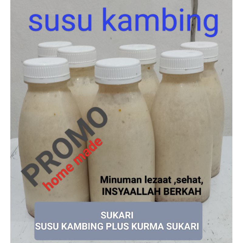 

susu kambing plus kurma sukari