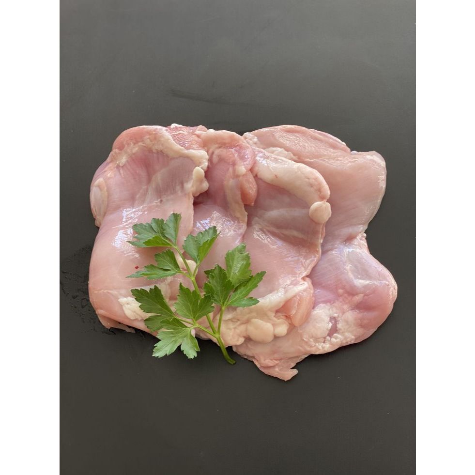 

Paha Ayam Fillet Boneless Tanpa Kulit Tanpa Tulang 1 Kg