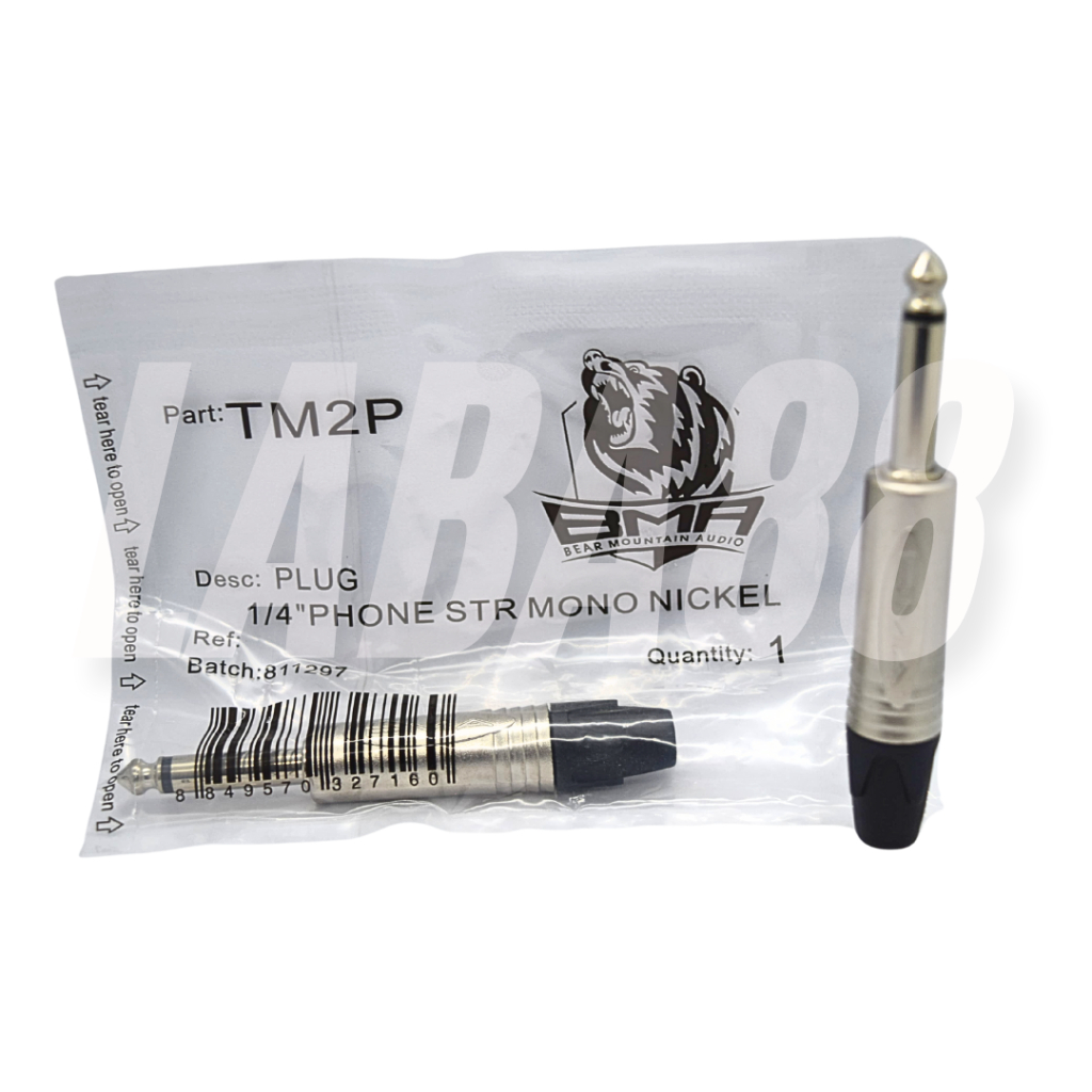 BMA JACK AKAI 1/4" 6.5MM MONO TM2P
