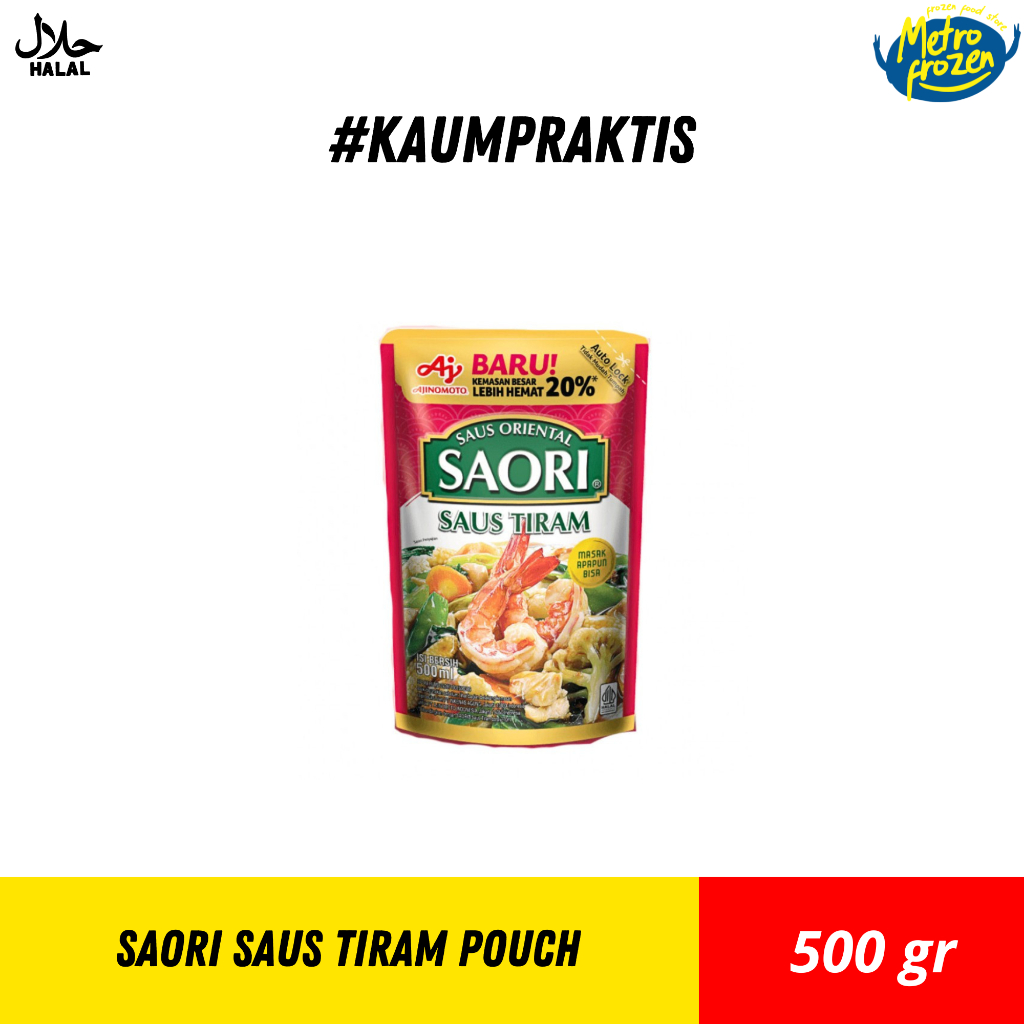 

SAORI Saos Tiram Pouch 500gr