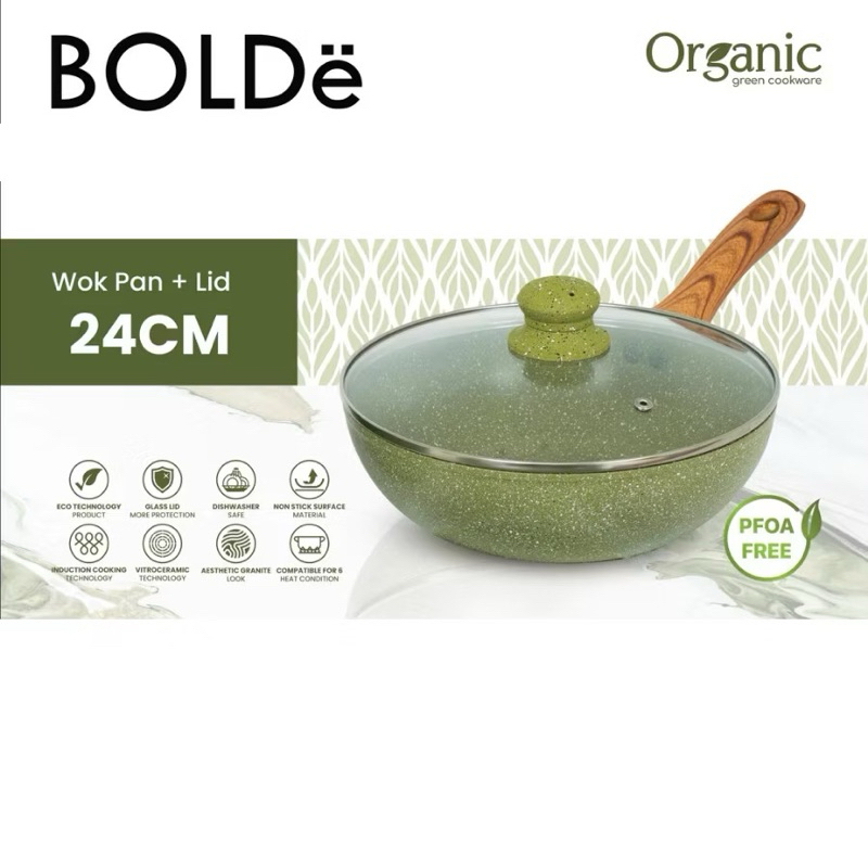 BOLDe Organic Green WOK 24 cm