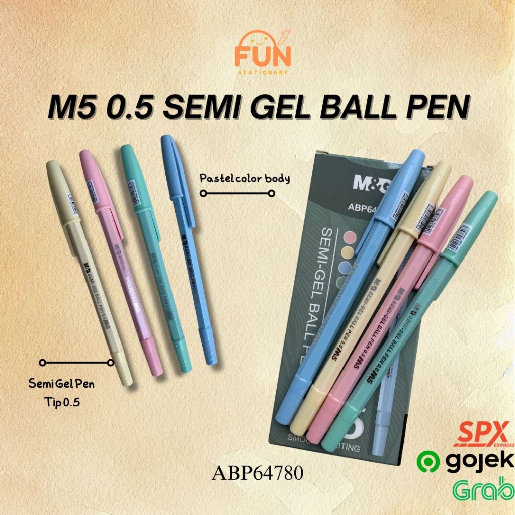 

M&G M5 0.5mm SEMI GEL BALL PEN