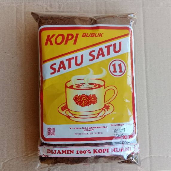 

Kopi bubuk 11, Kopi murni cap 11 100% Asli kemasan 250g