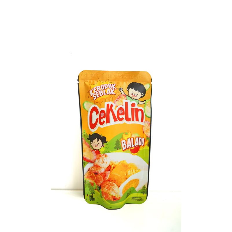 

50 GRAM KERIPIK SEBLAK CEKELIN PEDAS DAUN JERUK