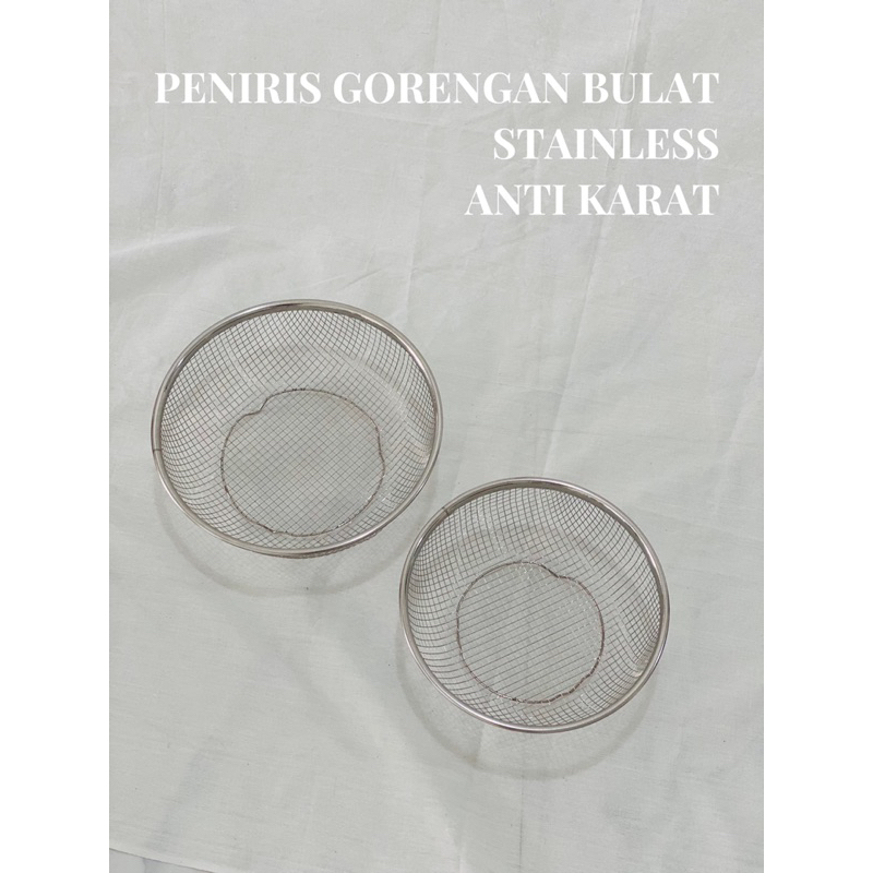 PENIRIS GORENGAN STAINLESS BULAT