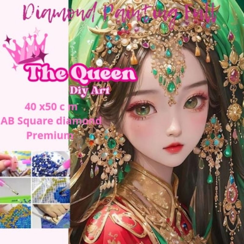 DIAMOND PAINTING 5D+ AB SQUARE murah meriah