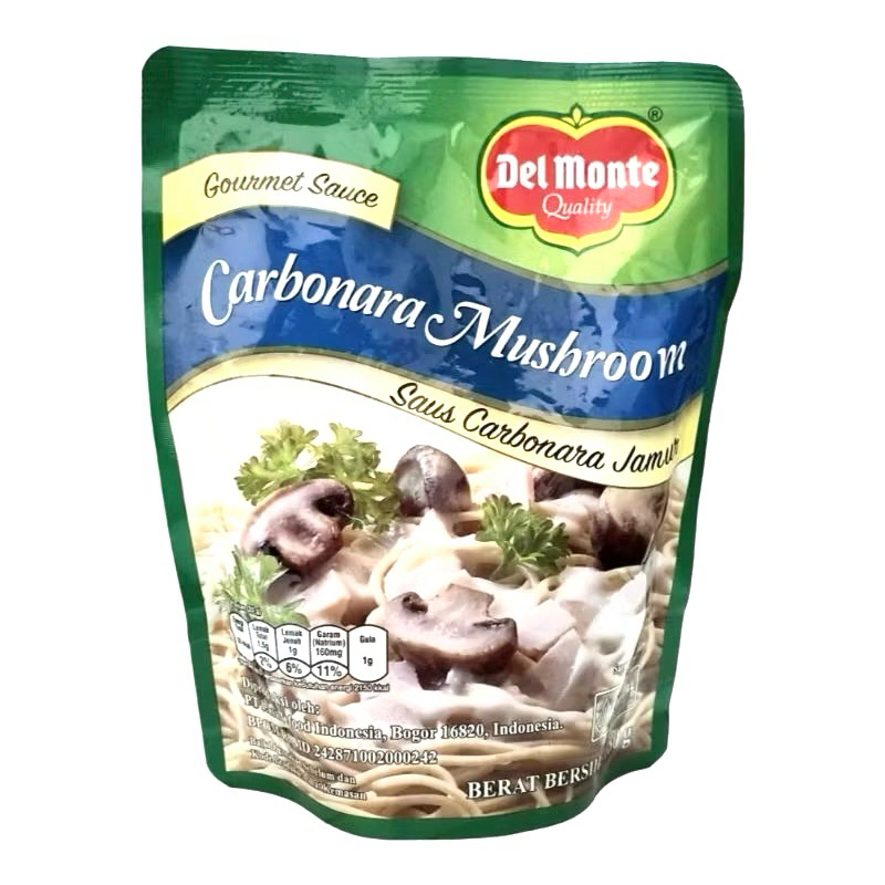 

Del Monte Saus Carbonara Mushroom 180g