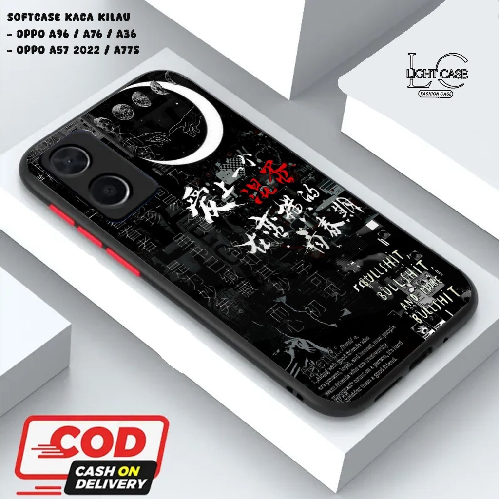 LIGHT CASE SOFTCASE GLOSSY (KACA KILAU) OPPO A96 / A76 / A36 || OPPO A57 2022 / A77S dan ALL TYPE SM
