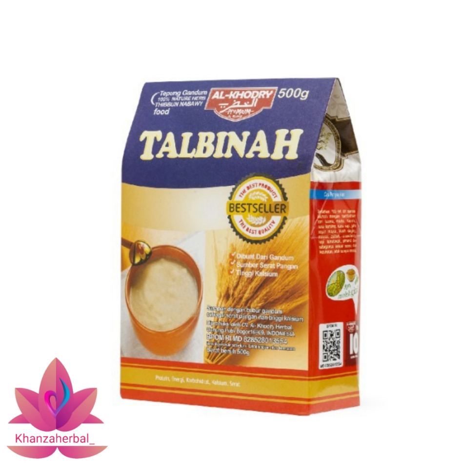 

Talbinah Tepung Gandum Thibb Nabawi | Bubur Tepung Talbinah Mengatasi Asam Lambung | Talbinah Al-Khodry 500 Gr